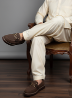 Mans Sweat lather Shoes Brown