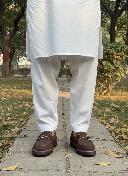 Mans Sweat lather Shoes Brown