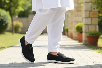 Stylish Loafers Hand Made Swat Lather