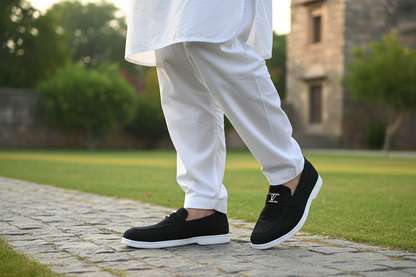 Stylish Loafers Hand Made Swat Lather