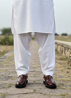 Narozi Hand Made Chappal ( Black/Maroon)