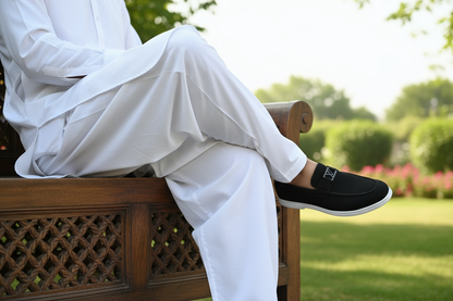 Stylish Loafers Hand Made Swat Lather