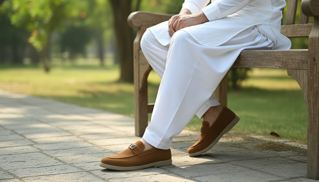 Hand made stylish Loafer Italian shoes