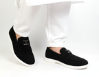 Stylish Loafers Hand Made Swat Lather