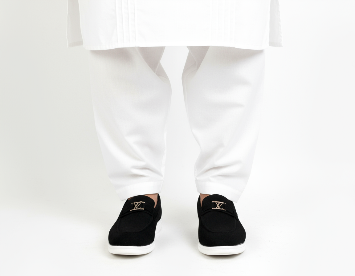 Stylish Loafers Hand Made Swat Lather