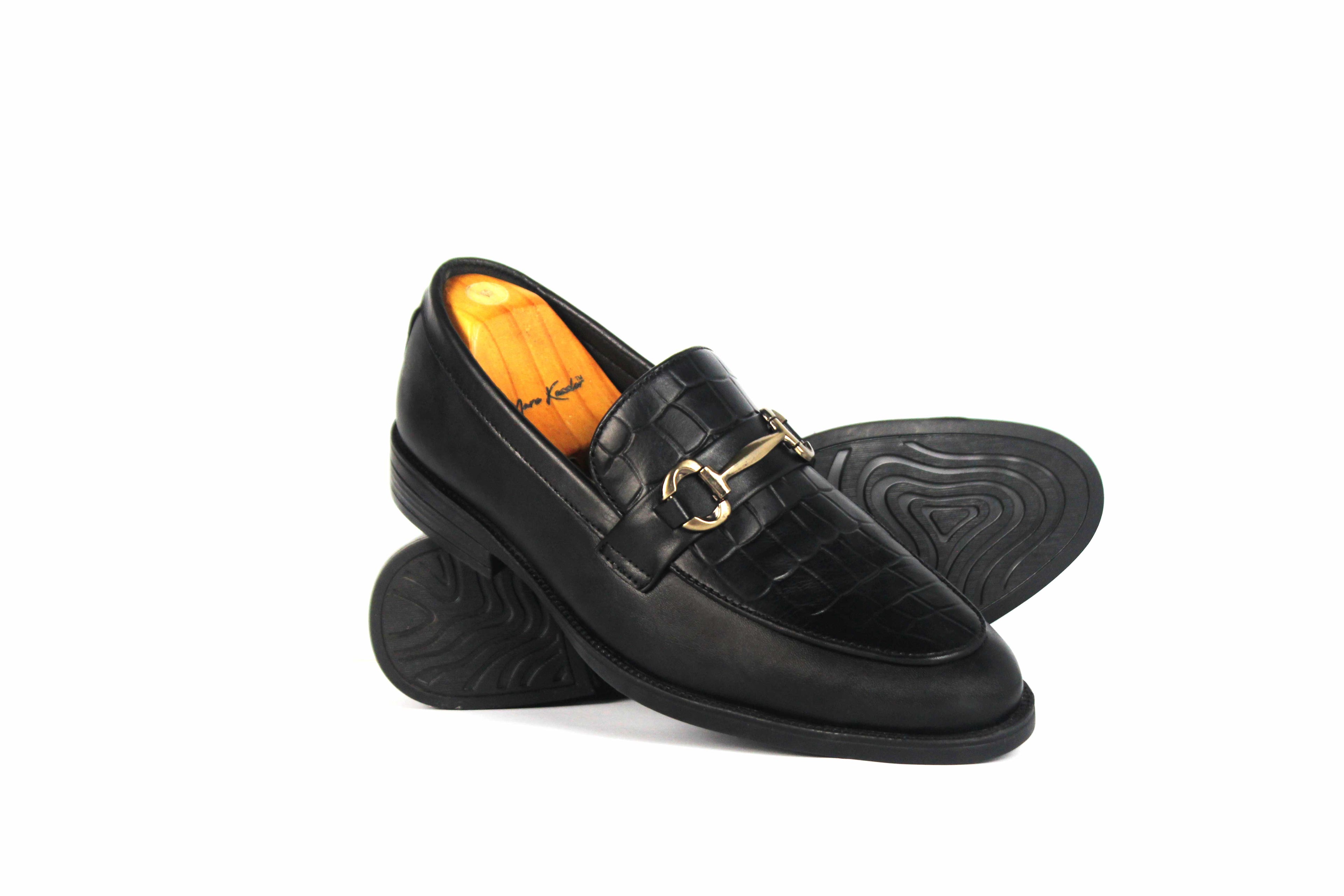 Men Formal ShoPremium Black Leather Loafers for Men
