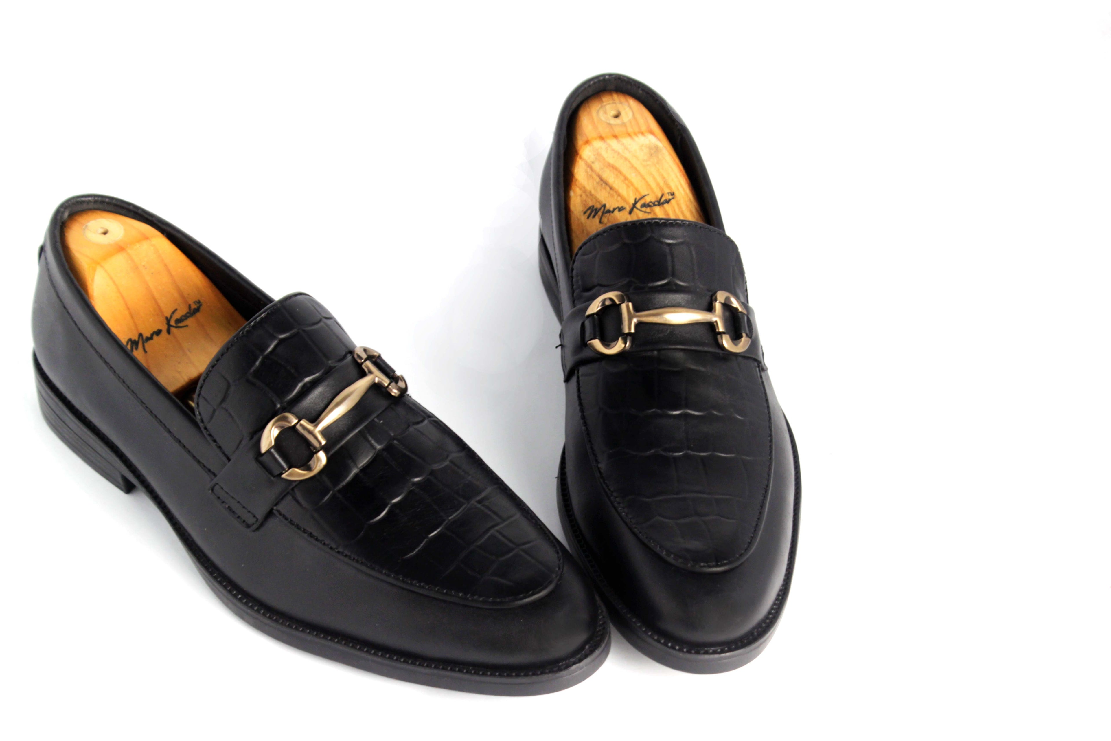 Men Formal ShoPremium Black Leather Loafers for Men